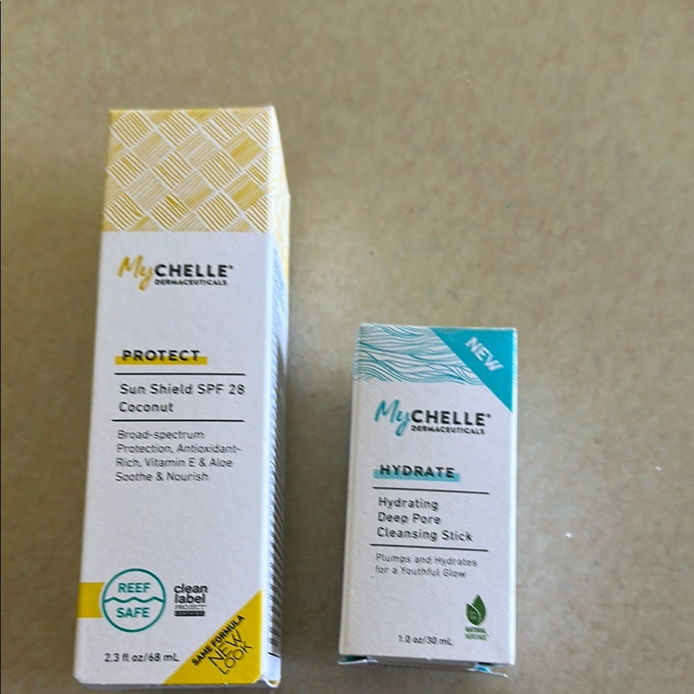 Buy 1 get 1 Free: Sun Shield SPF 28 Coconut - Yellow and White